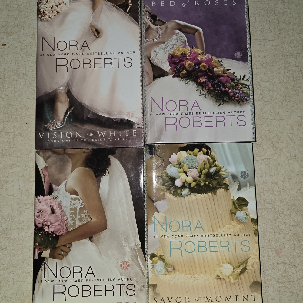 Nora Roberts  The Bride Quartet Romance Novel 4 Book Set